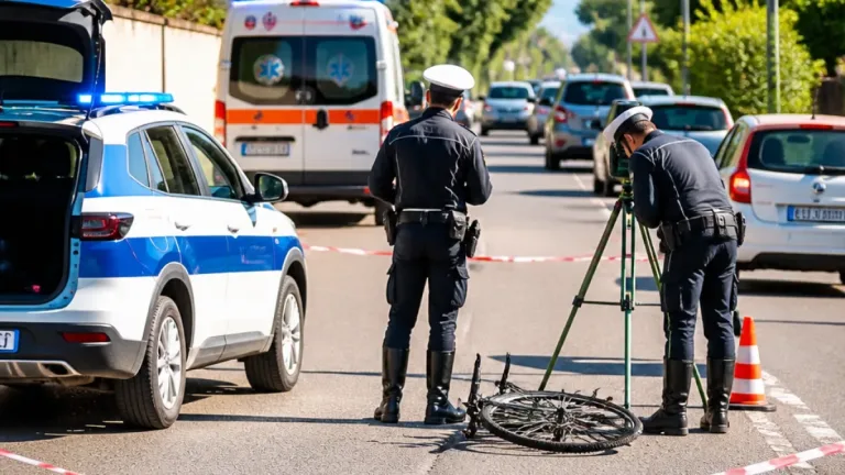 Ciclista investito sulla via di Montramito: morto un cicloamatore, strada chiusa