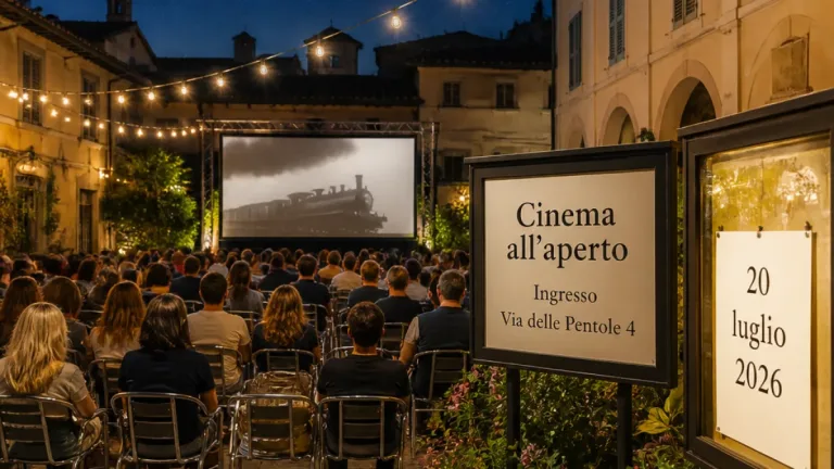 Cinema all’aperto a Pistoia: dal 20 luglio la rassegna estiva riparte sotto le stelle