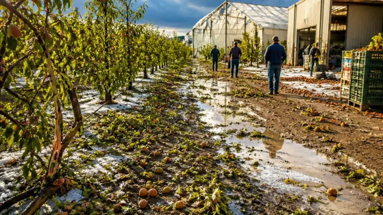 Coltivazioni e impianti sotto assedio: la Romagna fa i conti con grandinate e caldo estremo