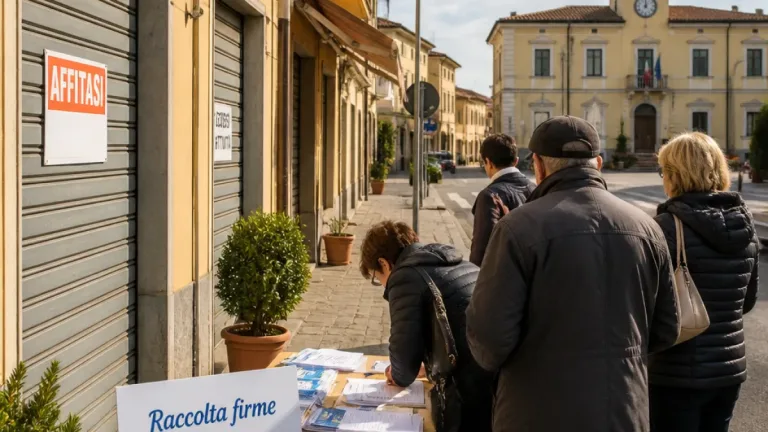 Commercianti in allarme: Confesercenti avvia raccolta firme contro la desertificazione dei centri