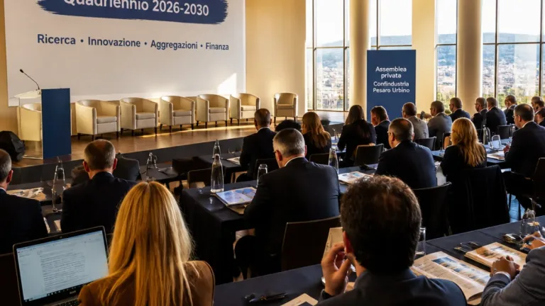 Confindustria Pesaro Urbino apre il quadriennio 2026-2030: centralità di ricerca e innovazione per le PMI
