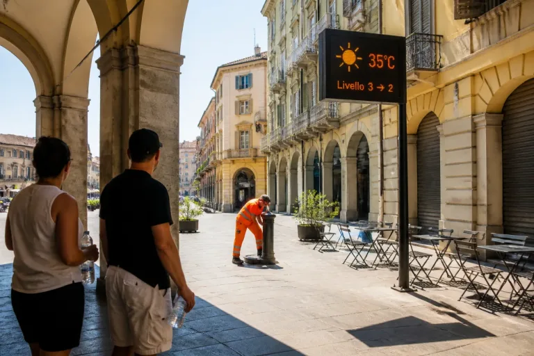 Cuneo: ondata di calore al picco, Arpa segnala il passaggio da Livello 3 a 2 nei prossimi giorni