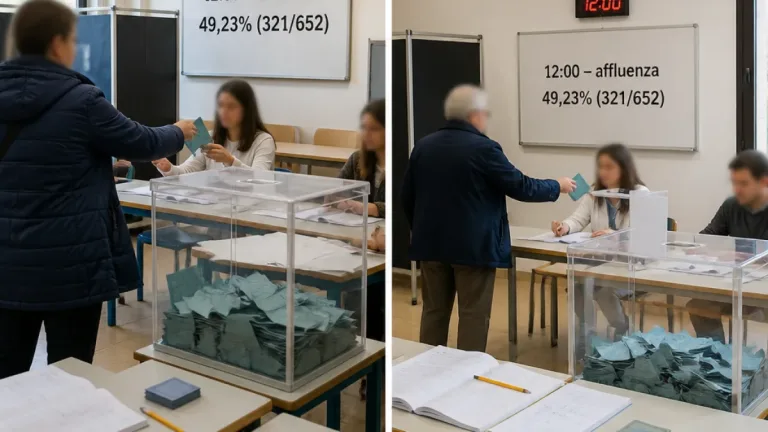 Elezioni provinciali PU: al primo dato di giornata affluenza al 49% e urne aperte fino alle 20