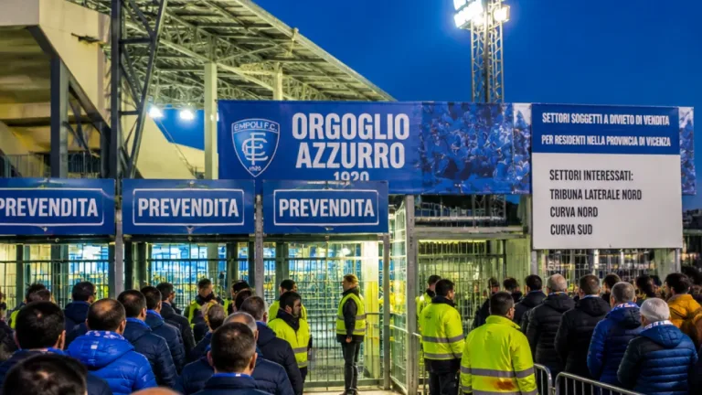 Empoli‑Vicenza: in vendita i tagliandi, prevendita agevolata e divieti per residenti di Vicenza