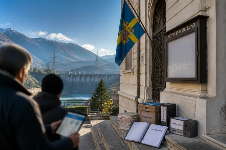 Enel versa alla Provincia di Belluno decine di milioni: in arrivo almeno 52 milioni nel 2026