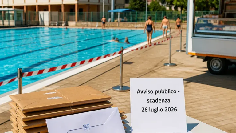 Enna: il Comune cerca gestore per il punto ristoro alle piscine comunali, domande entro il 26 luglio