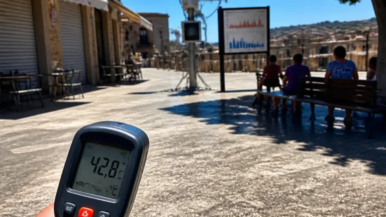 Enna sotto il record di caldo: il termometro tocca i 42,8 °C