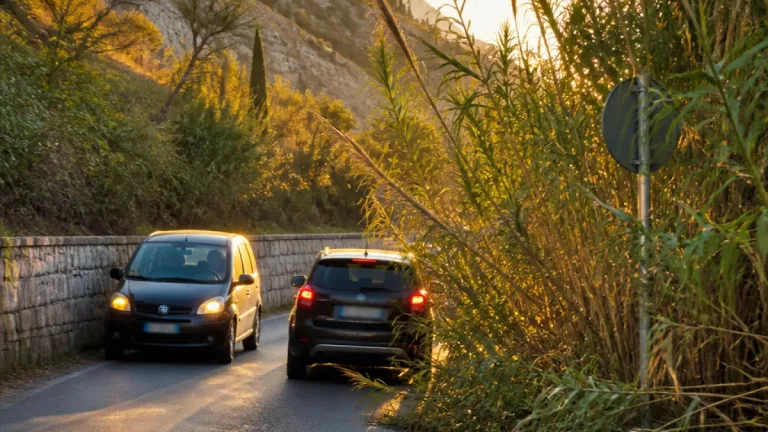 Erbacce invadono la carreggiata tra Monreale e San Martino: rischio per la circolazione