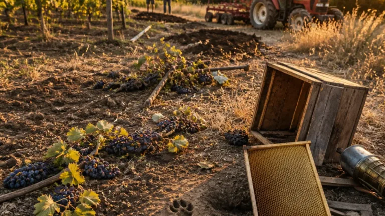 Fauna selvatica mette a rischio raccolti a Pomarance: danni a vigneti e colture