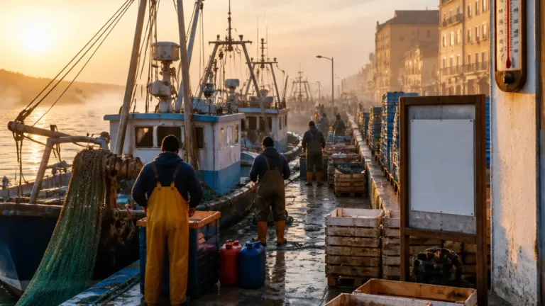 Fermo: pescherecci pronti a rientrare in porto dal 25 luglio per l'anticipato fermo pesca