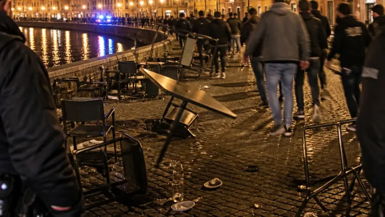 Ferrara, notte di tensione in Darsena: ubriachezza, lanci di oggetti e un fermo