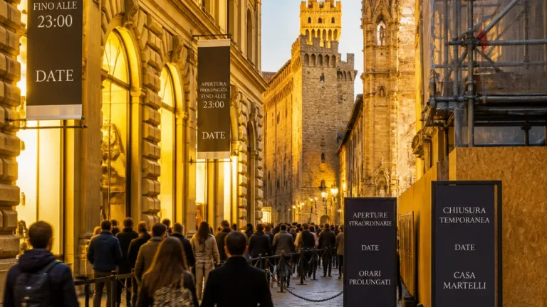 Firenze: aperture serali e variazioni orarie nei musei statali da luglio a novembre