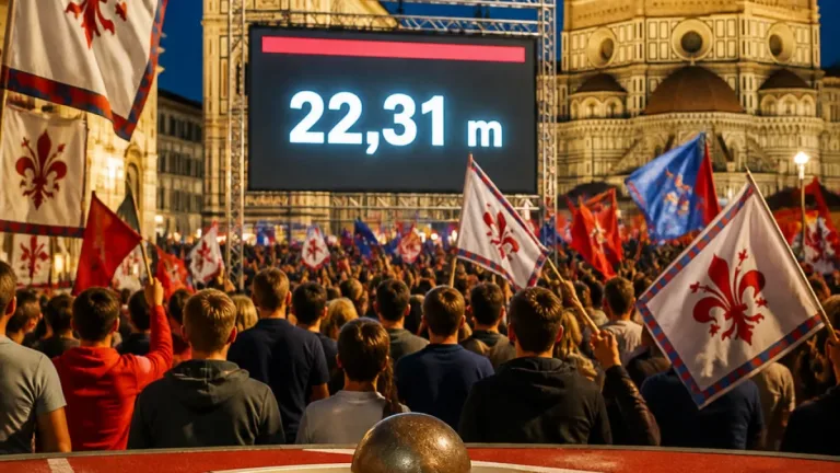 Firenze celebra l’oro europeo di Leonardo Fabbri nel getto del peso