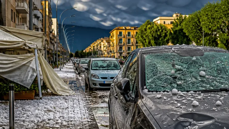 Foggia: grandine come noci e nubi «mammatus», assaggio del maltempo in arrivo
