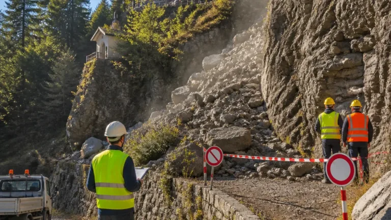 Frana al San Martino: chiusi alcuni sentieri a Lecco in via precauzionale
