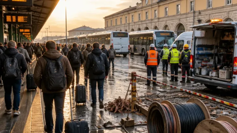 Furto di cavi sospende treni sulla direttrice Roma–Pisa: disagi per i pendolari di Pisa