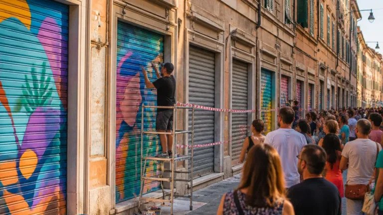 Grosseto si colora: torna TRAME Festival e cerca 3 serrande da dipingere