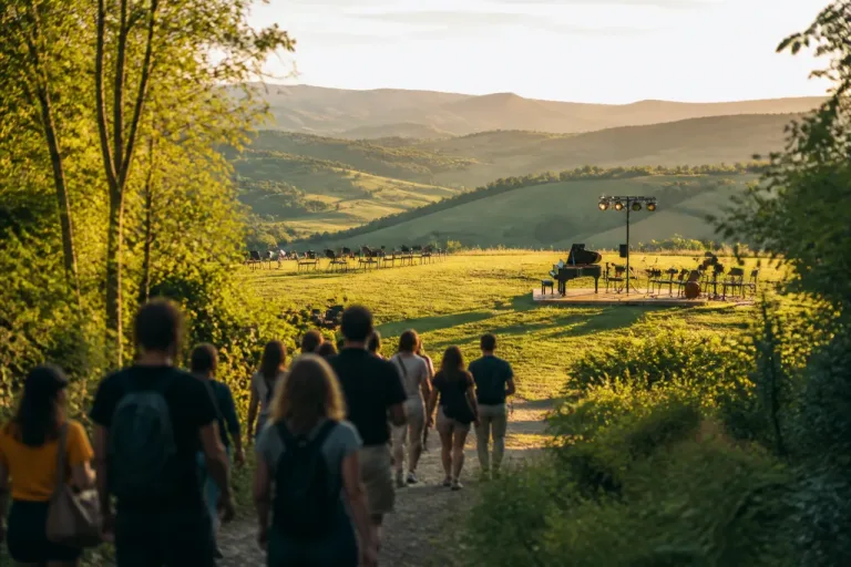 IncantoMarche: Marcorè e Bollani in cammino tra musica e paesaggio al Monte Moscosi