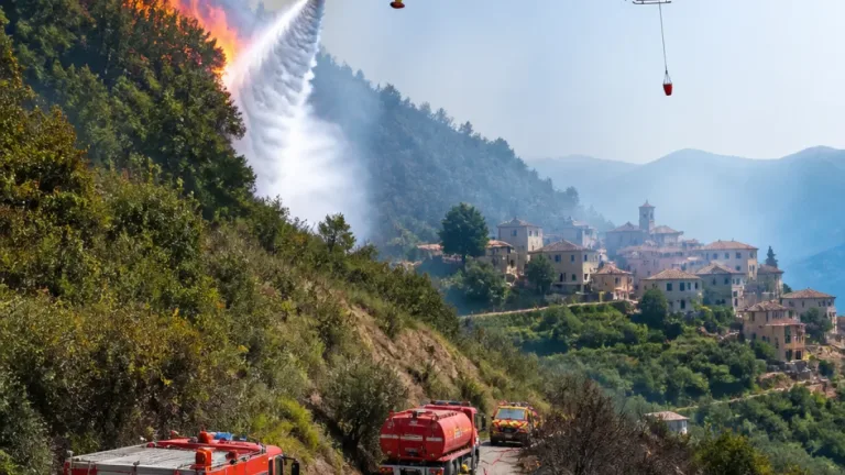 Incendio boschivo a Groppo (Sesta Godano), fronte sotto controllo: mezzi aerei in azione