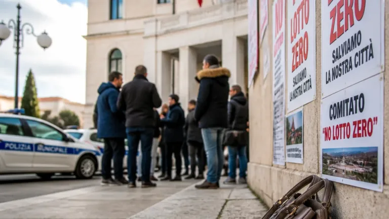 Isernia, tensione sul 'lotto zero': pizzino offensivo alla portavoce del comitato