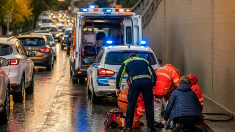L'Aquila, anziana investita in via Vicentini: ricovero al San Salvatore