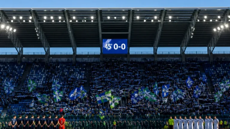 Latina a Reggio Emilia: primo tempo senza reti al "Città del Tricolore"