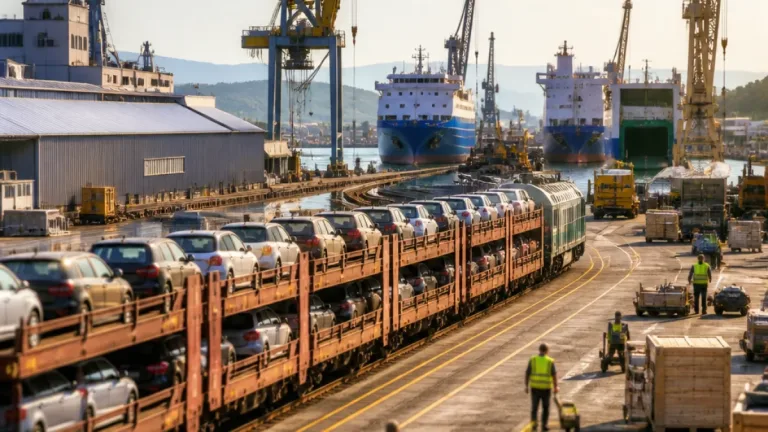 Livorno: nuovo corridoio ferroviario automotive collega Porto, Pontecagnano e Gioia Tauro