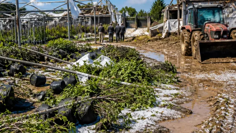 Maltempo: agricoltura mantovana travolta dal quarto evento in una settimana, danni per milioni