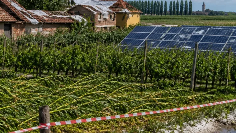 Maltempo, la Provincia chiede lo stato di calamità: danni a colture, edifici e fotovoltaico
