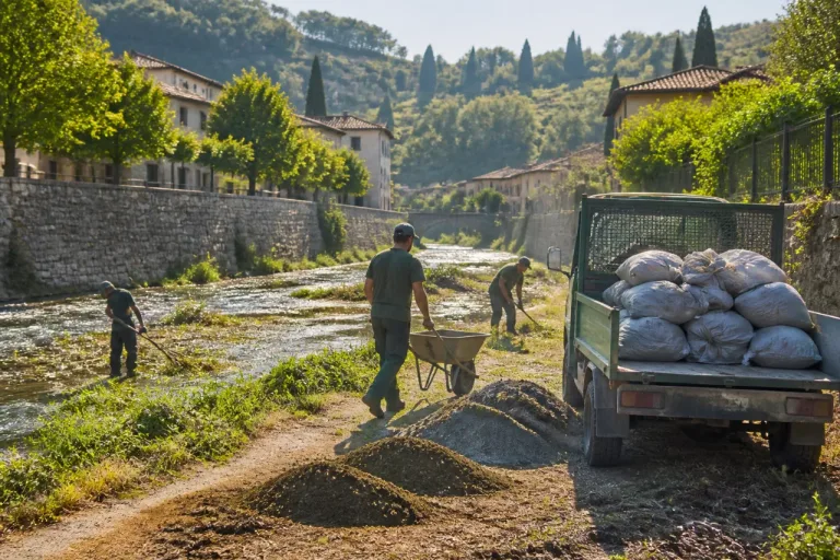 Manutenzione 'soft' del torrente Chianti a Gaiole: tutela ambientale e recupero per l'agricoltura