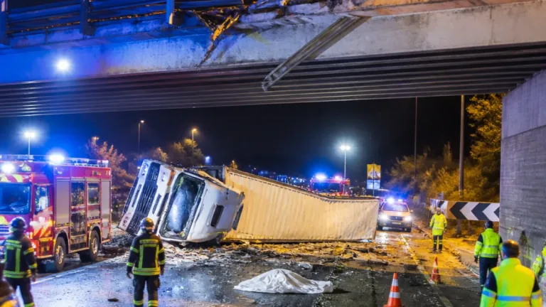 Matera, tir sfonda le barriere sulla SS7 e precipita dal cavalcavia: muore un 50enne