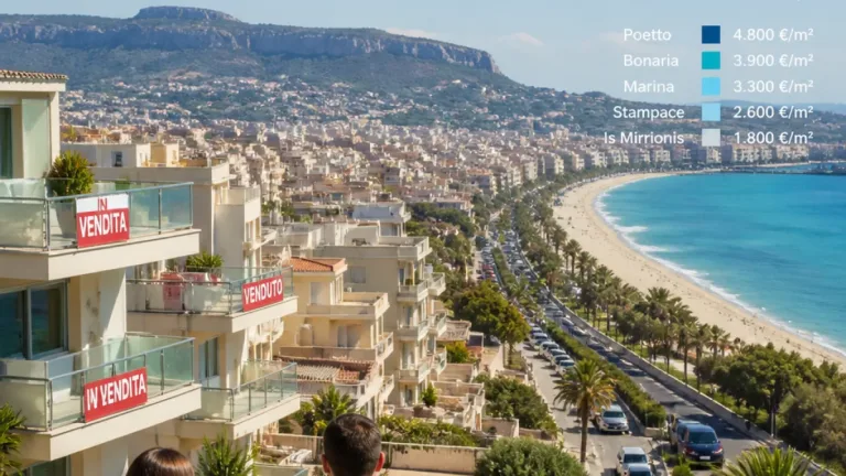 Mercato casa in accelerazione: compravendite in provincia di Cagliari +7,4%, Poetto è l’area più cara
