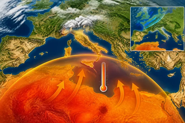 Caldo intenso fino al 20 luglio: il Mediterraneo sotto un promontorio anticiclonico robusto