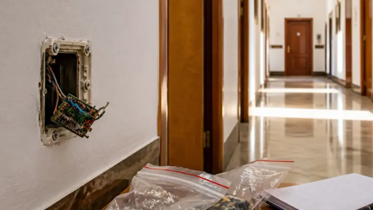 Microspie a Palazzo Spada: sequestrato materiale, indagine aperta e dubbi su chi le abbia installate