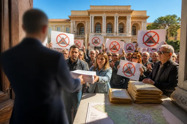 Montefano in protesta: 4.140 firme contro la proposta di discarica, sindaco chiede revisione