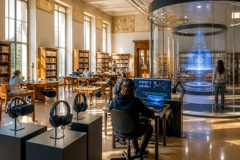 Monza, la Biblioteca Civica proposta come mediateca con VR, ologrammi e tour virtuali