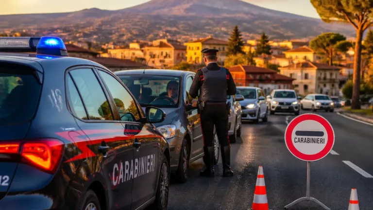Motta Sant’Anastasia, controlli dei Carabinieri: 40 identificati e multe per 866 euro