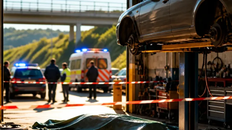 Muore schiacciato sotto l'auto: tragedia in officina a Cinquefrondi