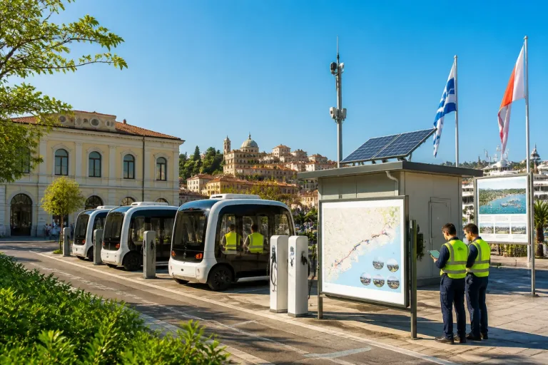 Navette autonome a Imperia, sperimentazione con passeggeri prevista per i primi di settembre