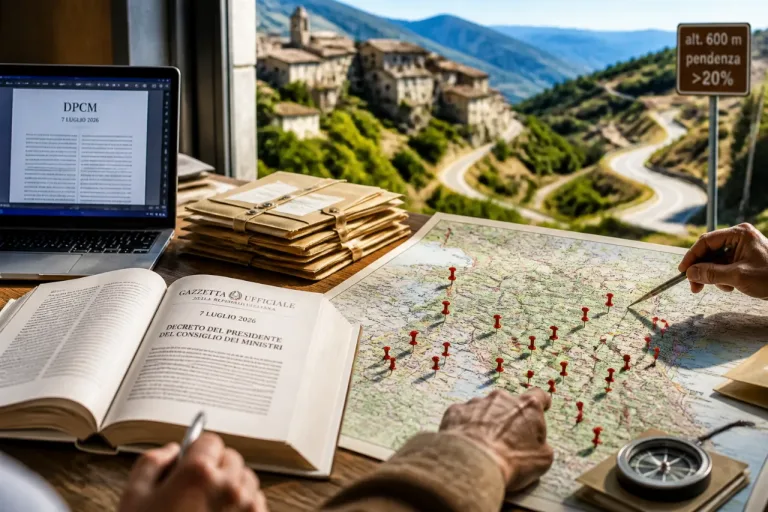 Novità per le aree interne: 97 Comuni salernitani inseriti nell’elenco dei territori montani