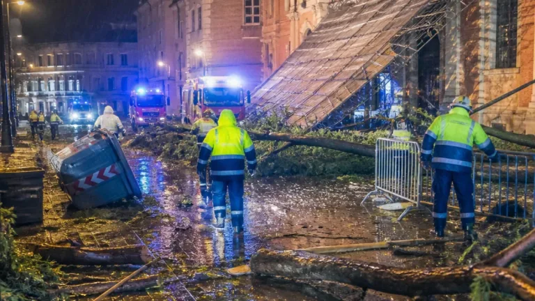 Nubifragio notturno: venti fortissimi e danni fra Cento, Portomaggiore e Argenta