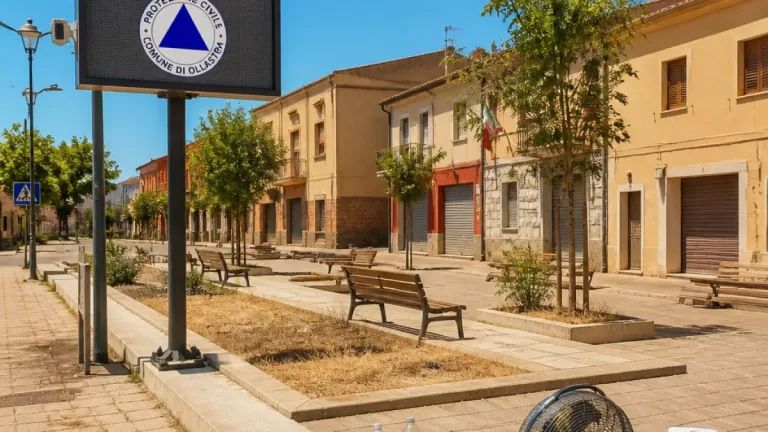 Ondata di calore in provincia: Ollastra raggiunge 47,2°C, allerta fino a domani pomeriggio