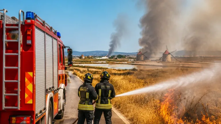 Ondata di calore, oltre 50 roghi in un giorno: VVF impegnati in tutta la provincia