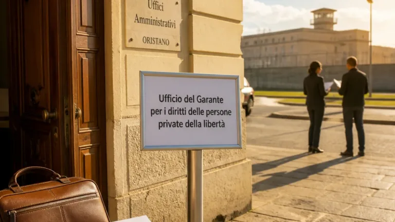 Oristano avvia l'Ufficio del Garante per i diritti delle persone private della libertà