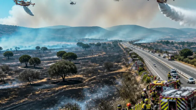 Oristano: domato l'incendio a Uras, ma resta alta l'allerta per i roghi in provincia