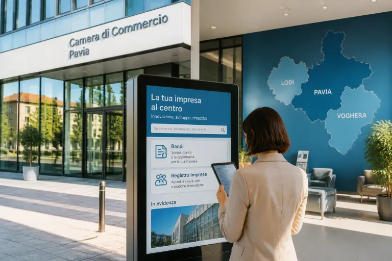 Pavia, la Camera di Commercio lancia il nuovo portale unico: servizi e bandi in primo piano