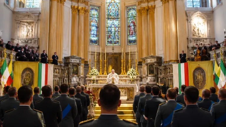 Perugia: la Guardia di finanza celebra San Matteo nella Basilica di San Pietro