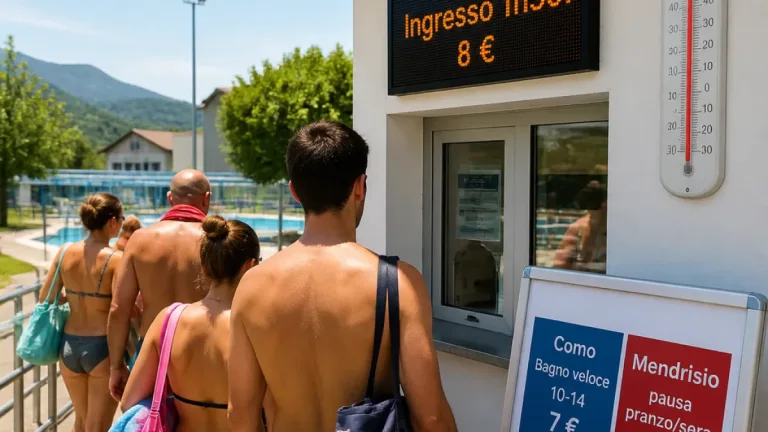 Piscine, scontro di tariffe: Como al rialzo, a Mendrisio il tuffo costa 2 franchi
