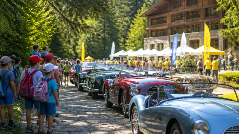 Pistoia, il Veteran Car Club porta le auto storiche ai ragazzi di Dynamo Camp