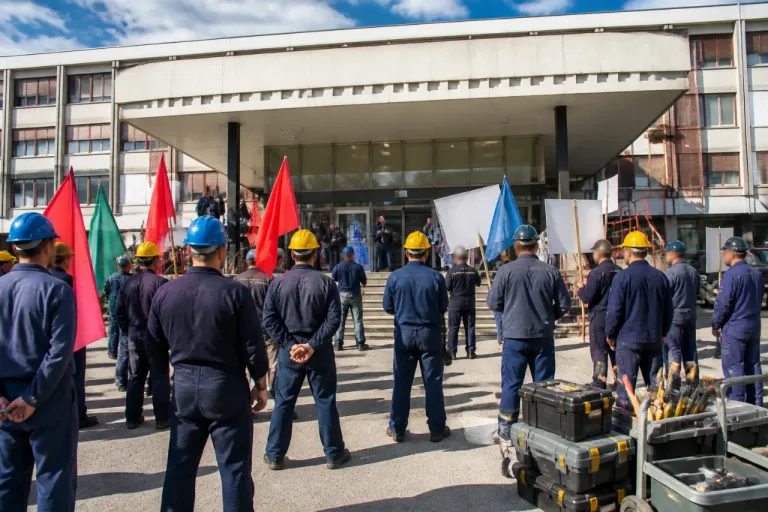 Presidio dei manutentori Guerrato davanti al De Lellis: sindacati denunciano carenze e turni insostenibili